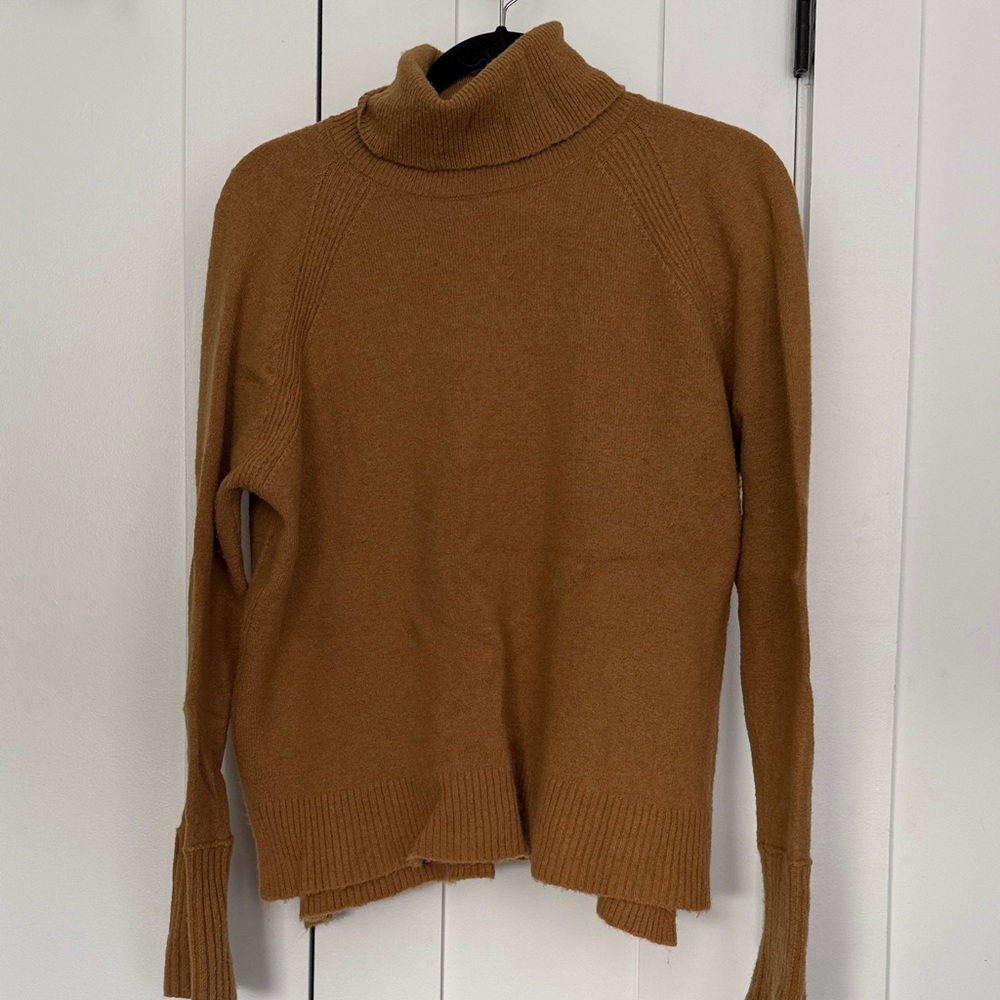 J. Crew Camel Turtleneck Sweater